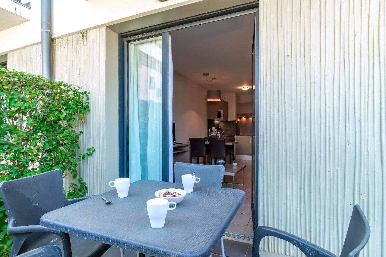 Ferienwohnung Les Sables 504 - Appt Avec Piscine Partagee Concarneau Exterior foto